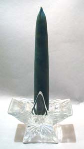 Star Shaped Glass Candle Holder