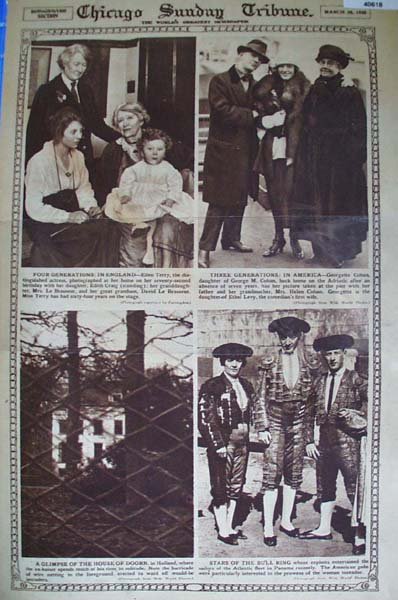 Three Generations in America Georgette Cohan, George M. Cohan 1920 picture