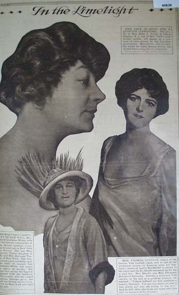 model Miss Reba Z. Porter, Mrs. Claude Grahame White 1916 picture
