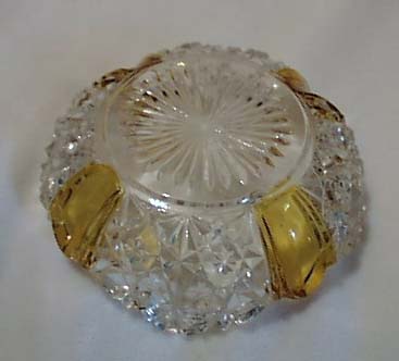 Pressed glass old berry bowl