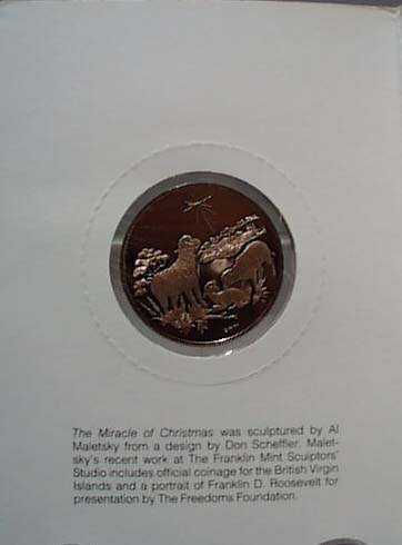 1988 The Miracle of Christmas Mint Coin