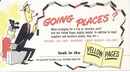 Yellow pages ink blotter, 1950 era