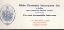 OLD Farmers Ins. ink blotter, Plymouth IN