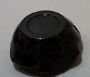 Black Glass Small Dish Amethyst Black