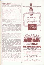 Chicago Stagebill Footlights, 1945