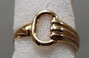Gold Tone Costume Ring