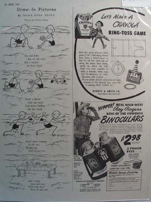 Roy Rogers Binoculars 1949 Advertisement