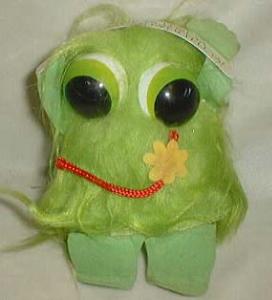 Paula Co. Green fuzzy 1983, made in Korea