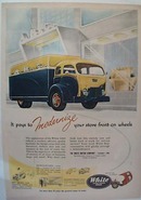 1951 Ad for White Super Power 3000 Truck