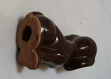 Brown Hound Dog Ceramic Figurine
