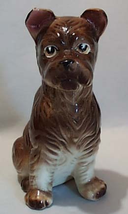 Handpainted Terrier Ceramic Dog
