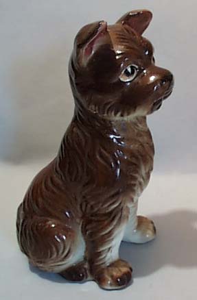 Handpainted Terrier Ceramic Dog
