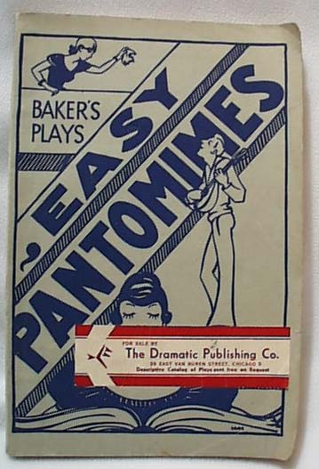 Easy Pantomimes By Baker