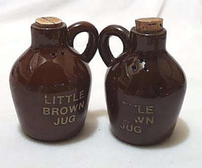 Little Brown Jug Salt & Pepper Shakers
