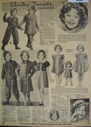 Sears Shirley Temple Fashions For Girls 1935 Ad