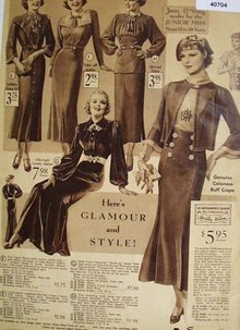 Sears June O Day Junior Miss Wear 1935 Ad
