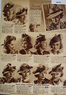 Sears Womens Hats 1938 Ad
