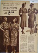 Sears Womens Cotton Dresses 1938 Ad