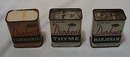 Set of 3 spice tins Durkee
