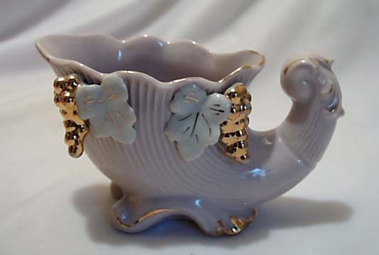 Pink Porcelain Cornucopia