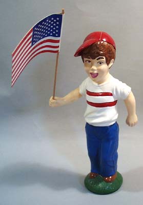 Marching Proud Avon Bottle Young Boy Figurine