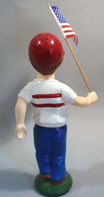 Marching Proud Avon Bottle Young Boy Figurine