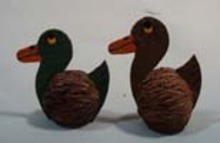 Walnut Duck Salt & Pepper Shakers