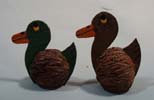 Walnut Duck Salt & Pepper Shakers