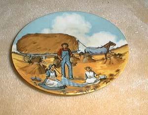 Avon American Portraits plate collection showing the midwest