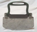 Acme stainless green iron handled chopper