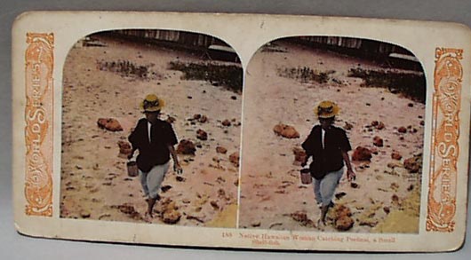 World Series Stereoview card #188 Hawaiian Wo