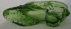 Mosser Glass Slipper,Green Breen Opal