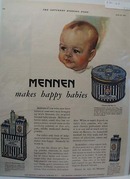 1927 Mennen happy babies ad,