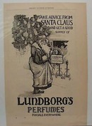 Dec 1894 Santa with Lundborgs Perfumes Ad