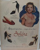 Jolene FASHION HIGH HEEL 1948 Ad Sonja Henie