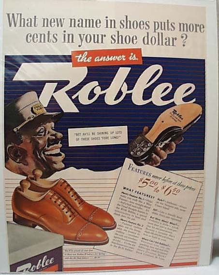 Roblee Shoes 1939 Ad
