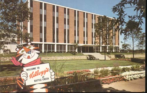 Kellogg's Company Bldg Postcard