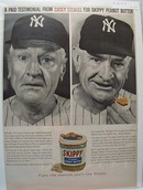 1959 Mr Stengel N Y Sox Skippy Peanut Butter