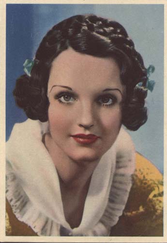 Rochelle Hudson Film Star Tinted Photo Card
