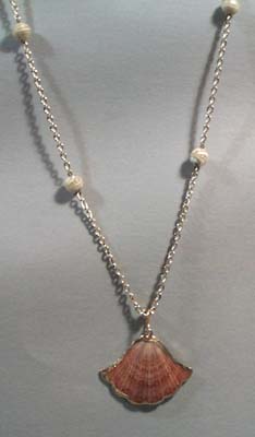 Shell and Shell Beads Necklace
