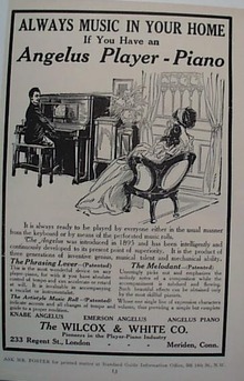 1912 Angelus Player Piano Ad