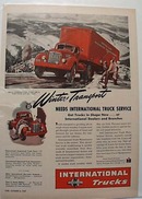 International Truck Ad 1947