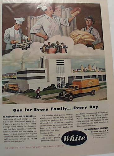 White Motor Bread Truck 12-2-46 Ad