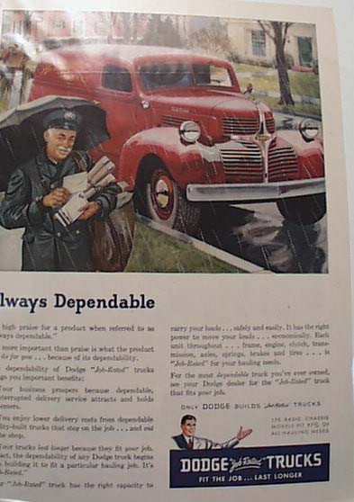 Dodge175 Chassis Model Market HaulingTruck Ad