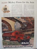 White Truck First To Carry Alcohol Ad