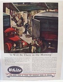 White Moving And Storage Truck 1944 Ad