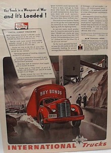 International Heavy Truck Says Buy Bonds 1944