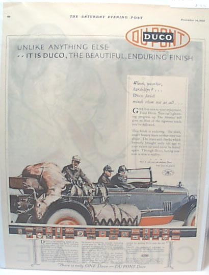 Duco Wax Ad 1925