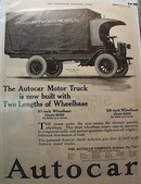Autocar Truck Ad 1919