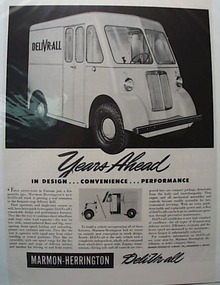 Marmon Herrington 1946 Delivery Truck Ad